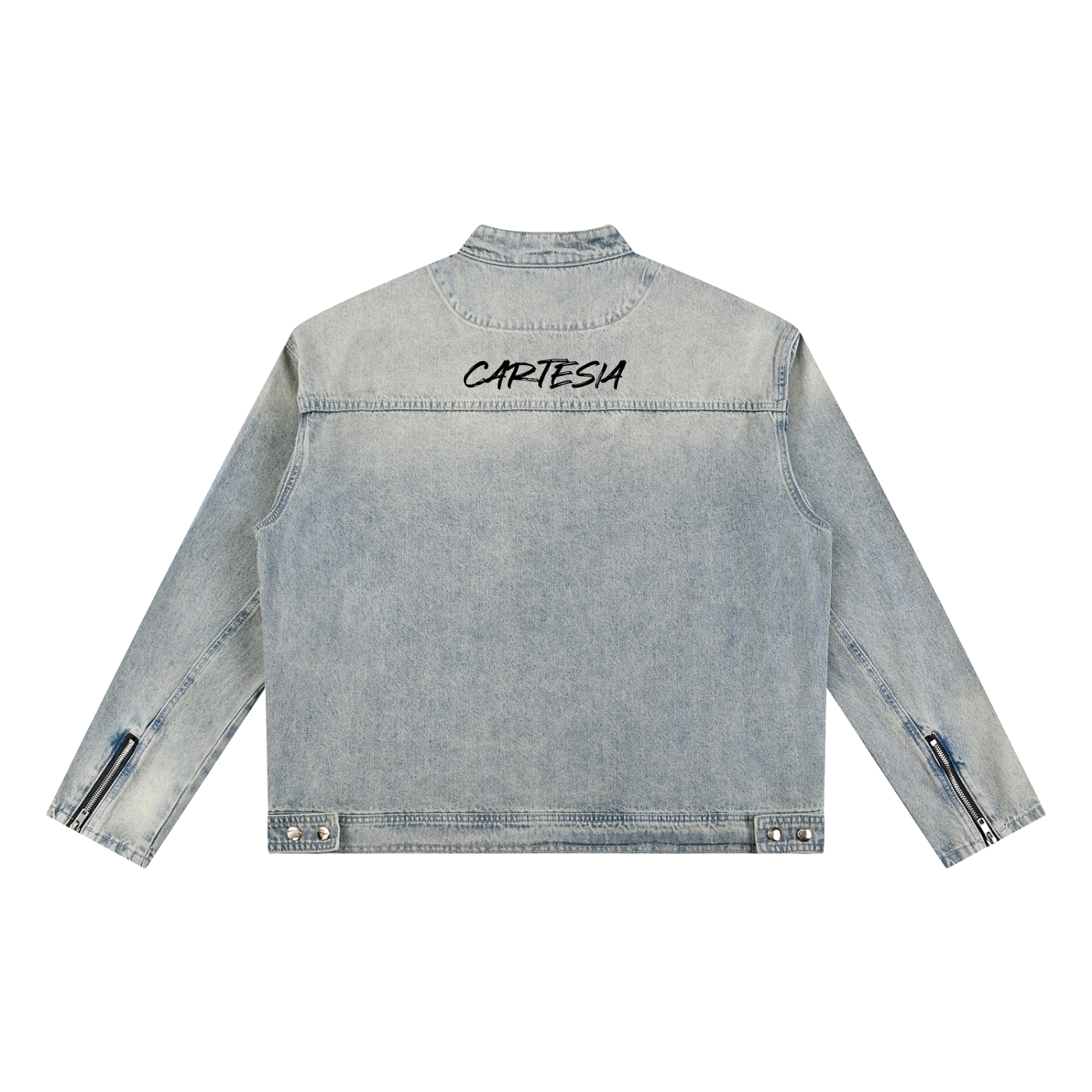 Cartesia Vintage Washed Denim Jacket - Cartesia Clothing