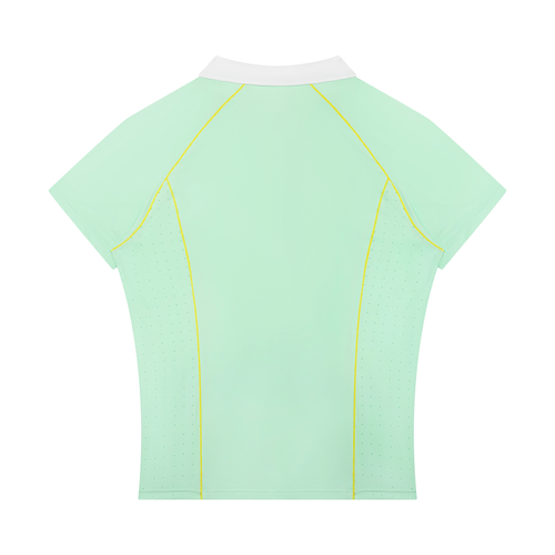 Women’s Slim Fit Quarter-Zip Polo Shirt