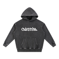 Signature ‘C’ Snow Wash Fleece Oversize Hoodie - Cartesia Clothing