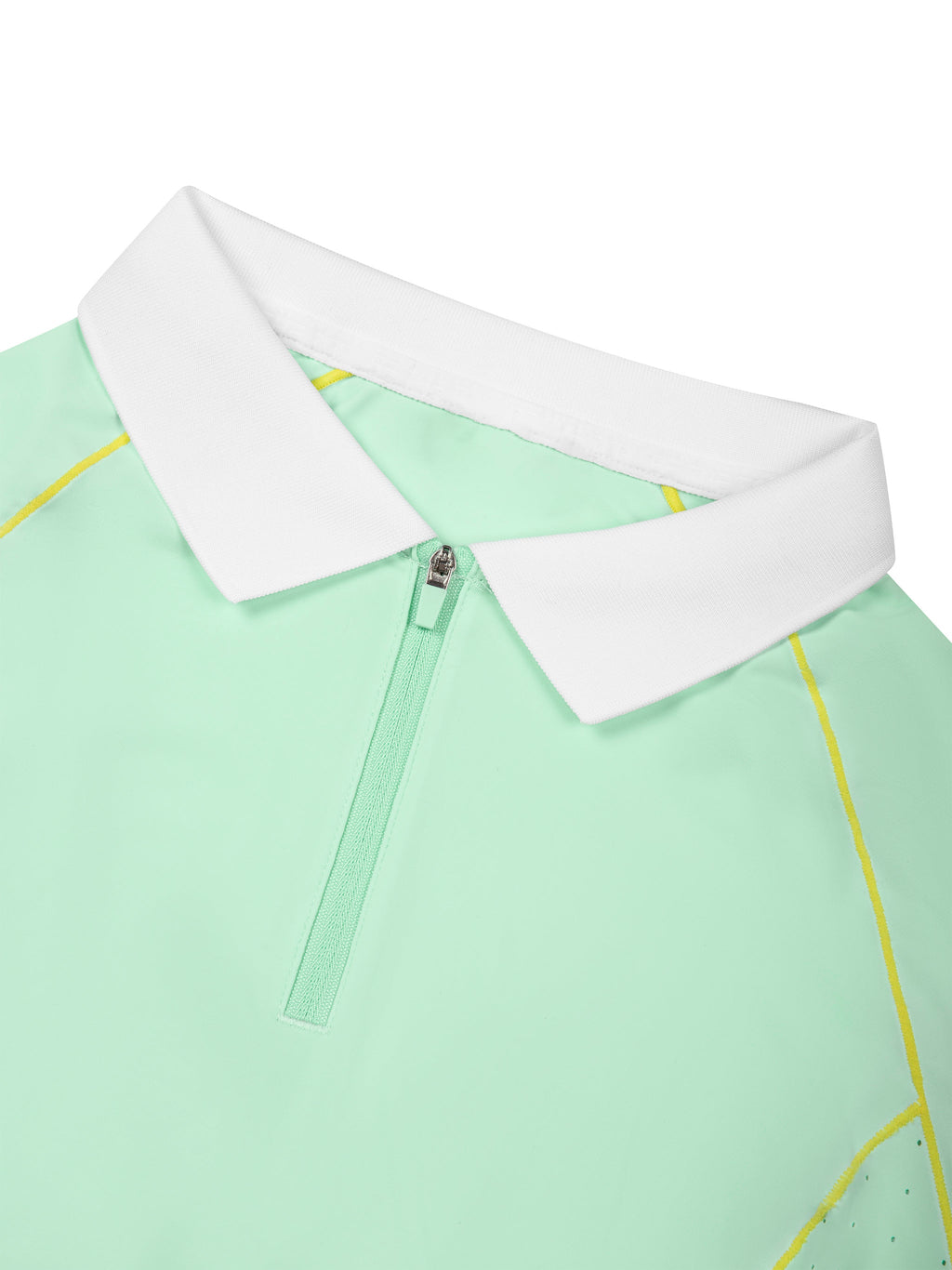Women’s Slim Fit Quarter-Zip Polo Shirt