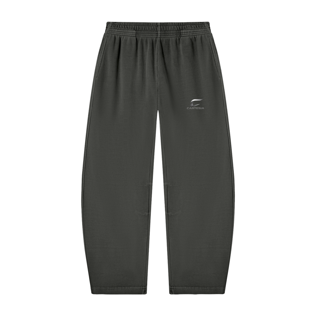 Vintage Washed Barrel Leg Sweatpants