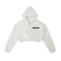 Signature C Cropped Zip-Up Hoodie