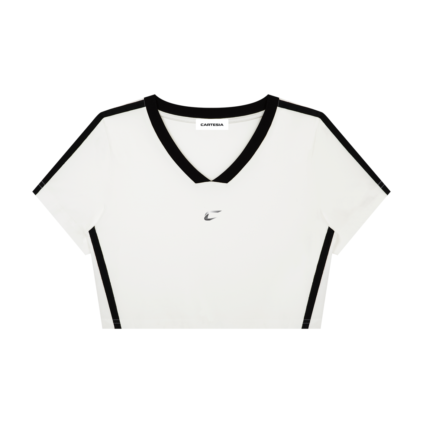 Women’s Slim Fit Color Block Crop Top