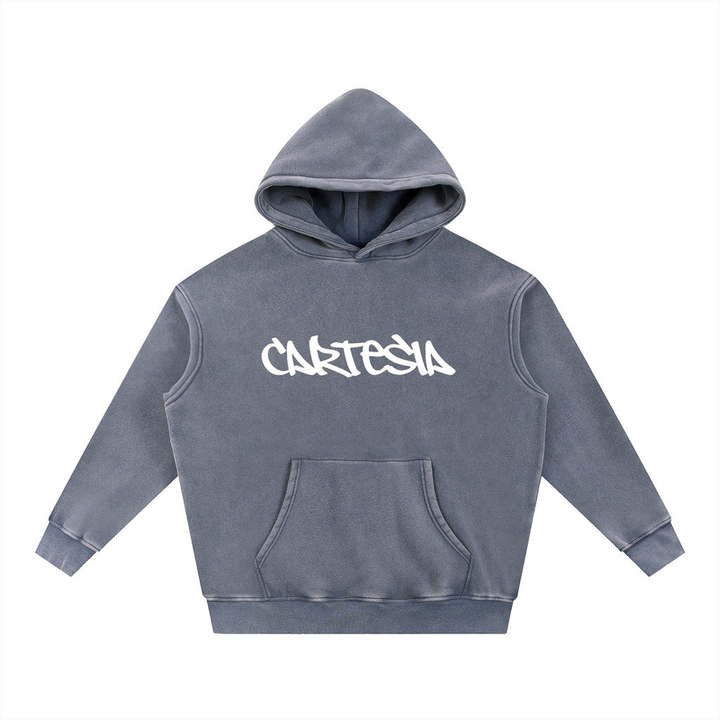 Signature C Snow Washed Fleece Hoodie