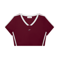 Women’s Slim Fit Color Block Crop Top