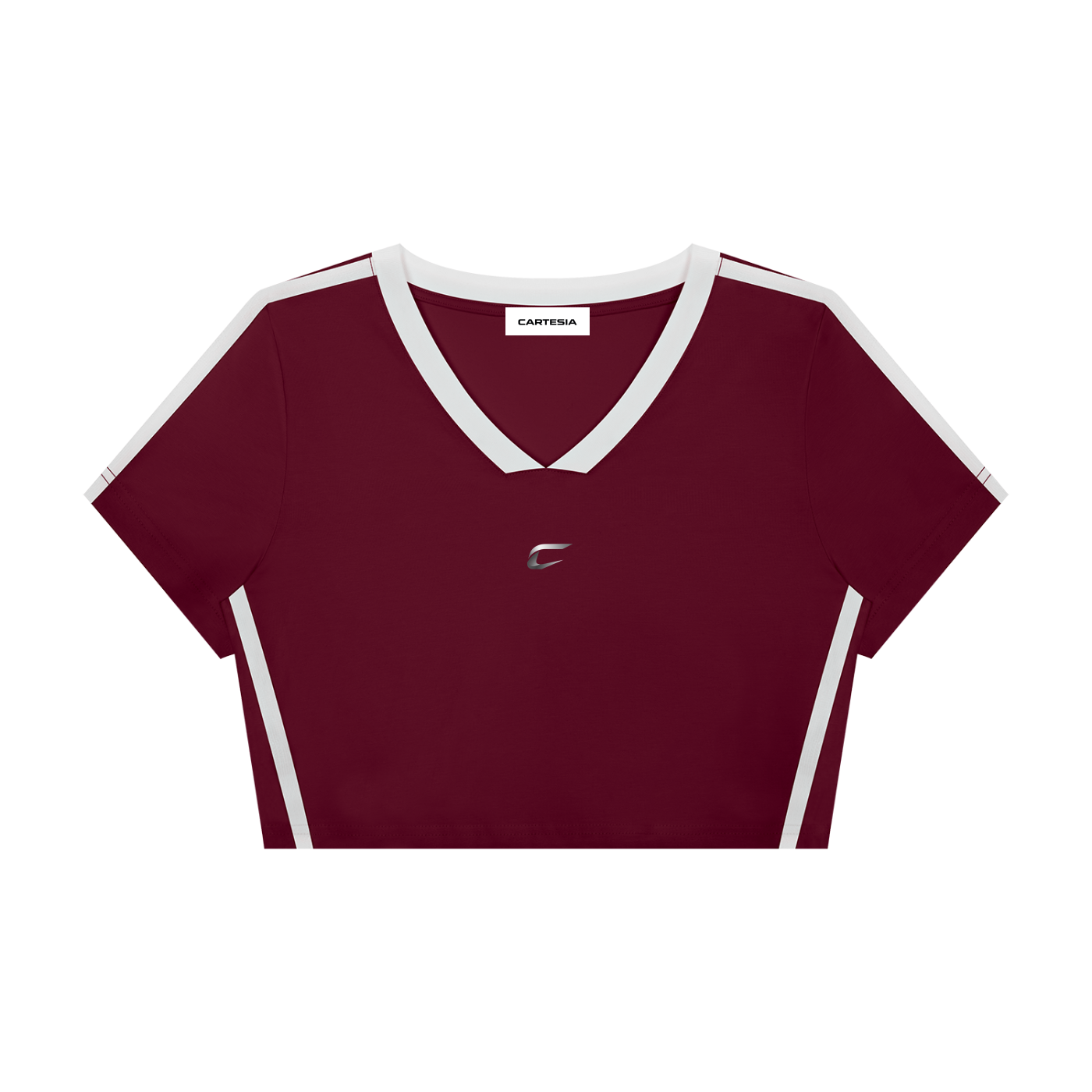 Women’s Slim Fit Color Block Crop Top