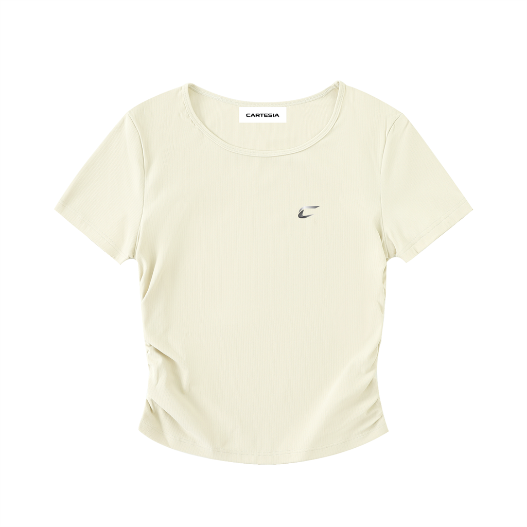 Ruched Bodycon Crop Top