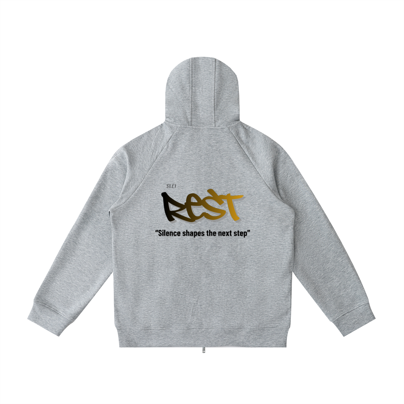 S1.E1 - Rest Heavyweight Raglan Sleeve Zip Hoodie