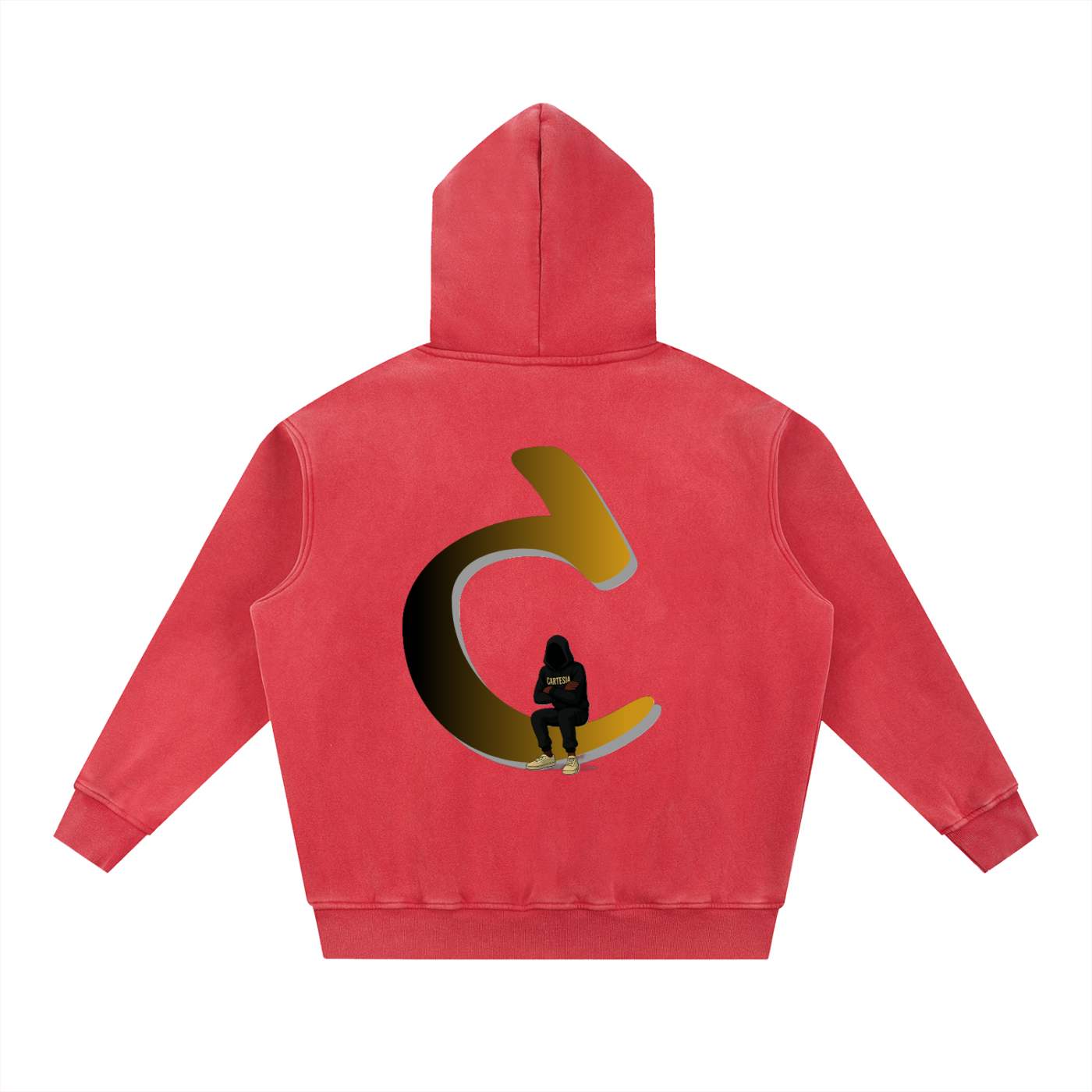 Signature C Snow Washed Fleece Hoodie