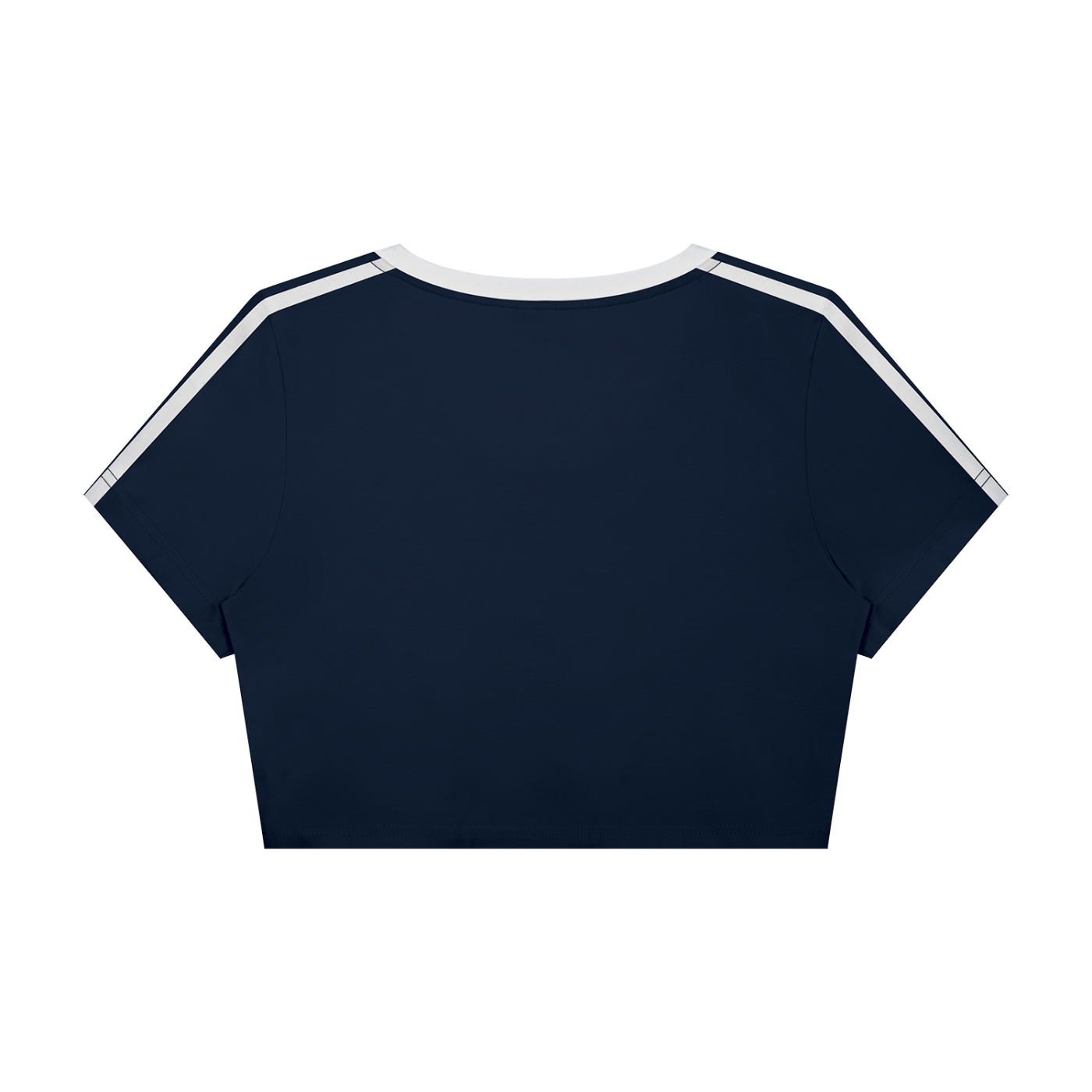 Women’s Slim Fit Color Block Crop Top