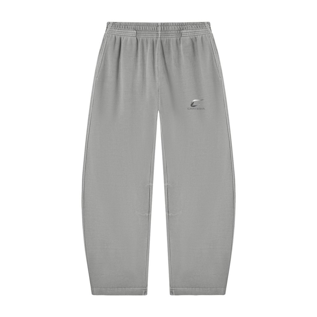 Vintage Washed Barrel Leg Sweatpants