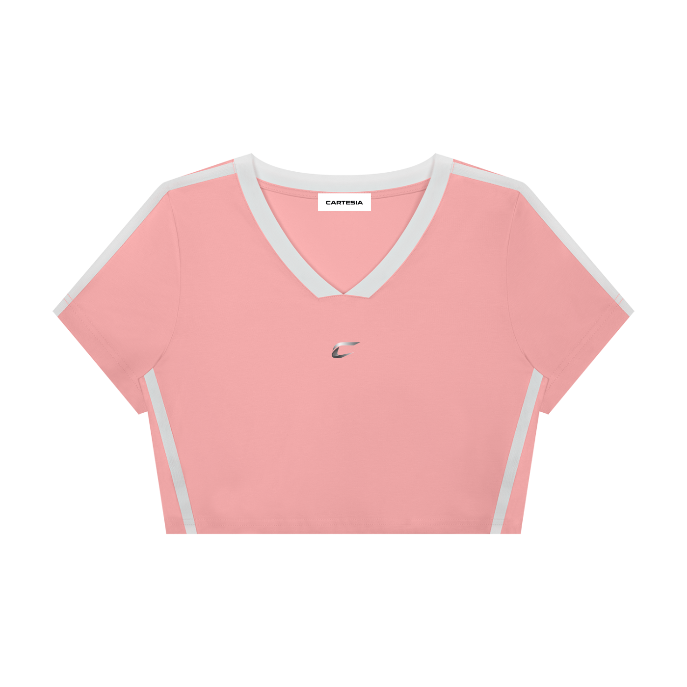 Women’s Slim Fit Color Block Crop Top