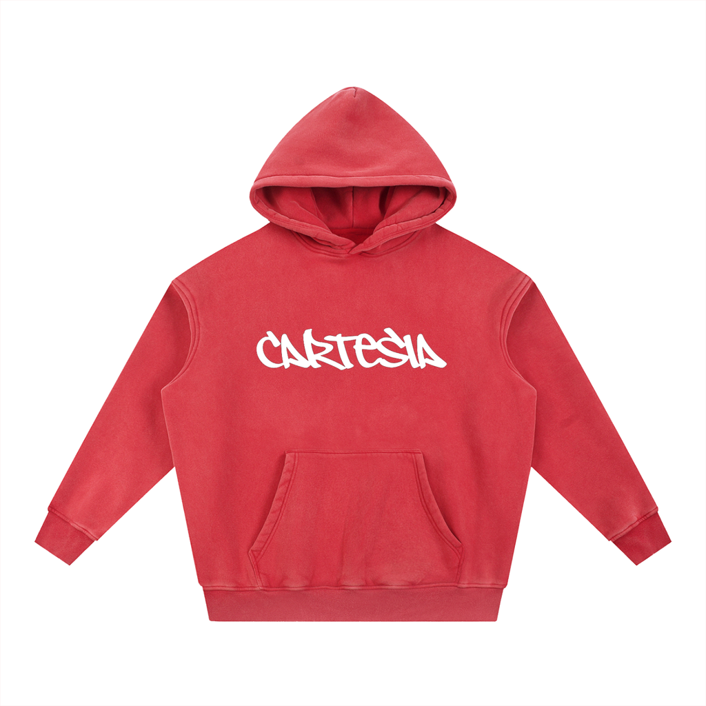 Signature C Snow Washed Fleece Hoodie