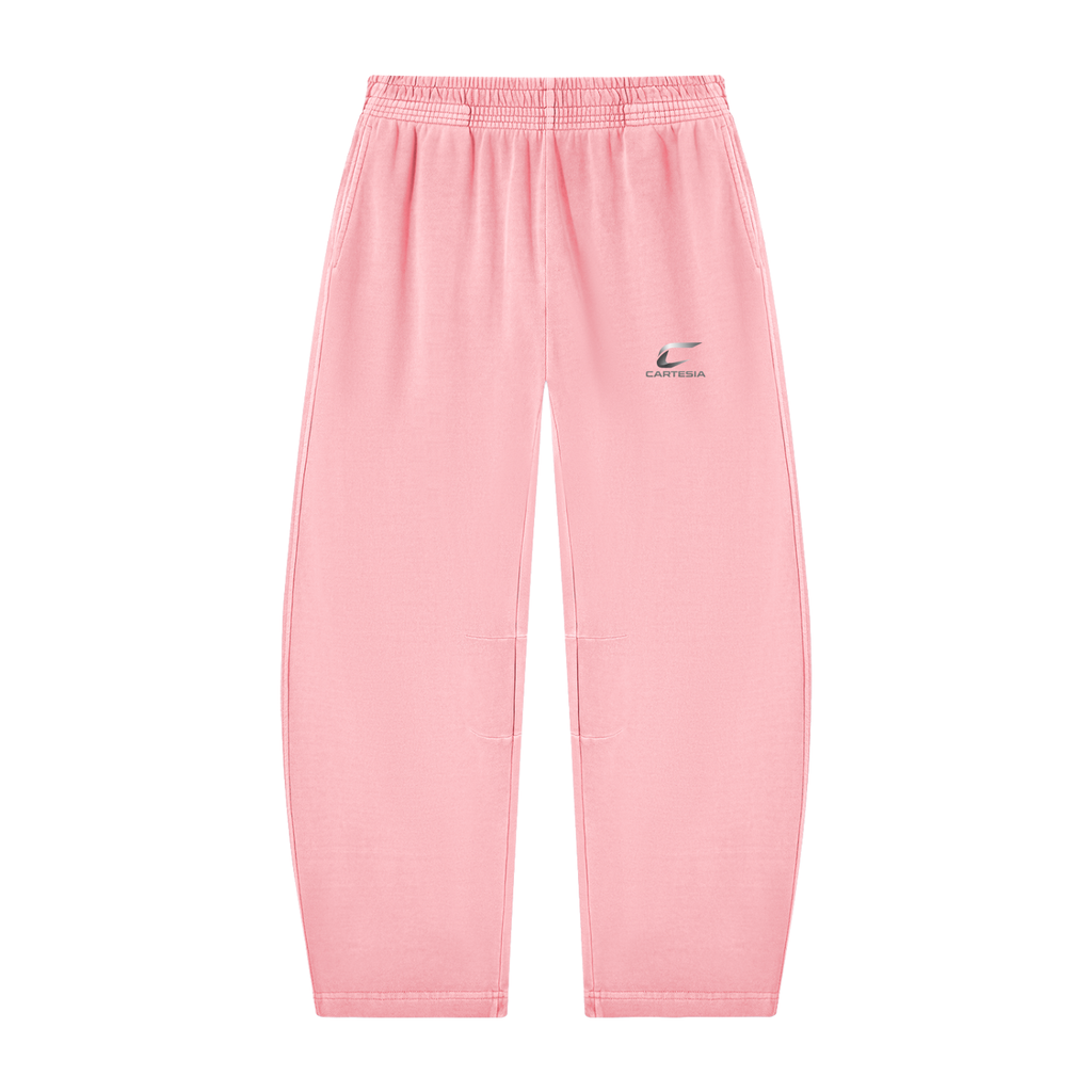 Vintage Washed Barrel Leg Sweatpants