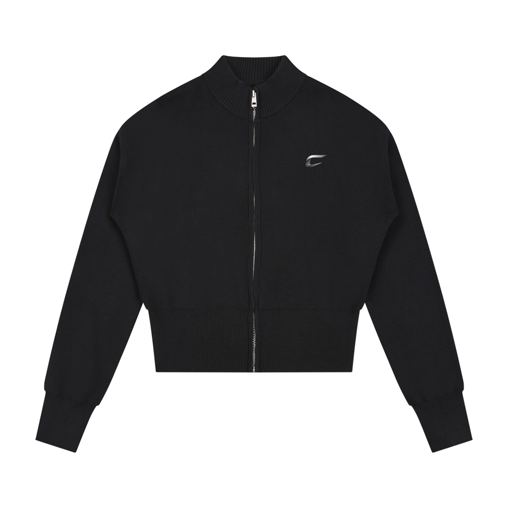 Women’s Mock Neck Zip Up Cardigan