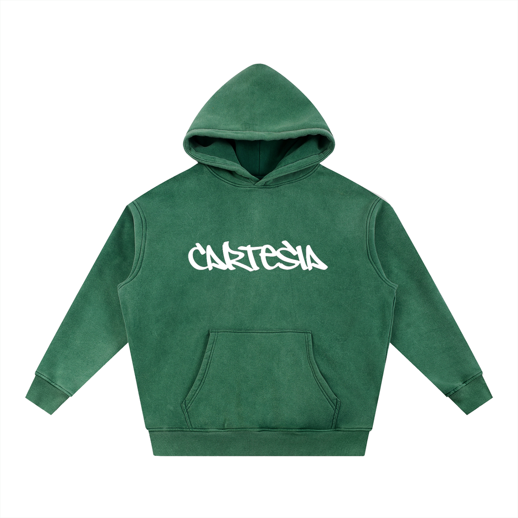 Signature C Snow Washed Fleece Hoodie