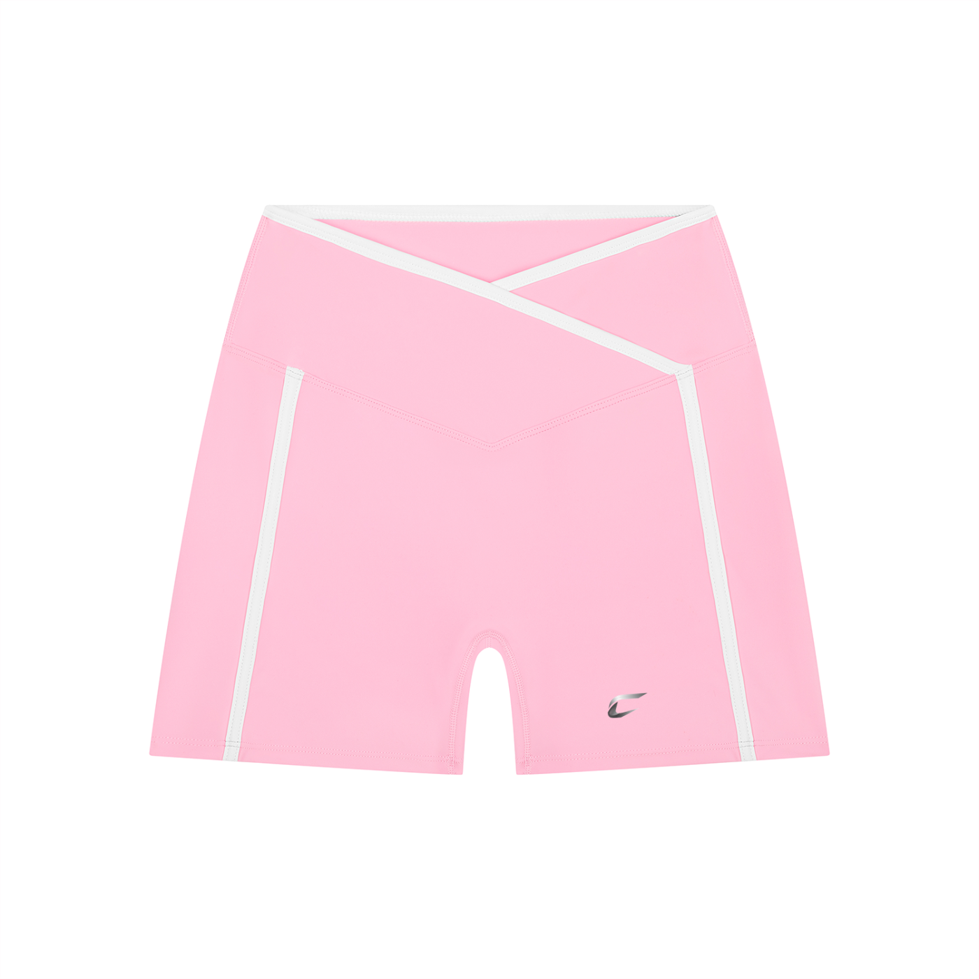 Women’s High Rise Color Block Yoga Shorts