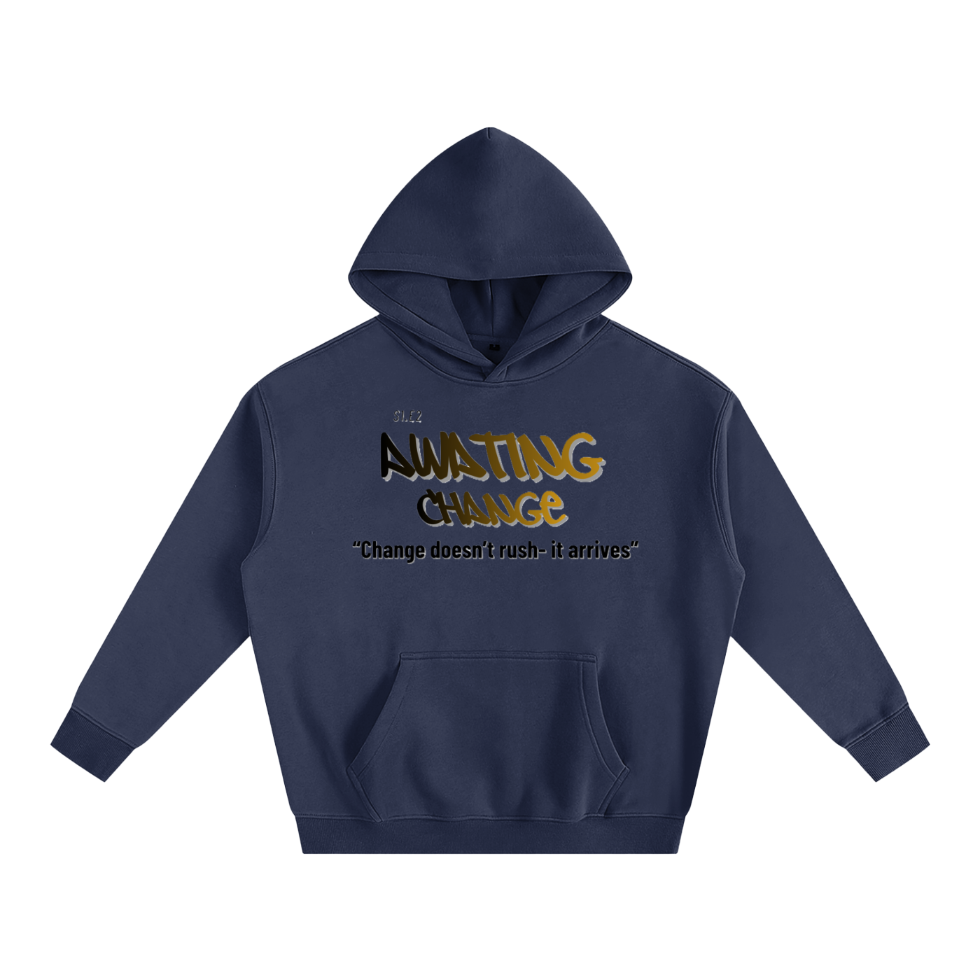S1.E2 - Awaiting Change Oversize Fleeced Hoodie