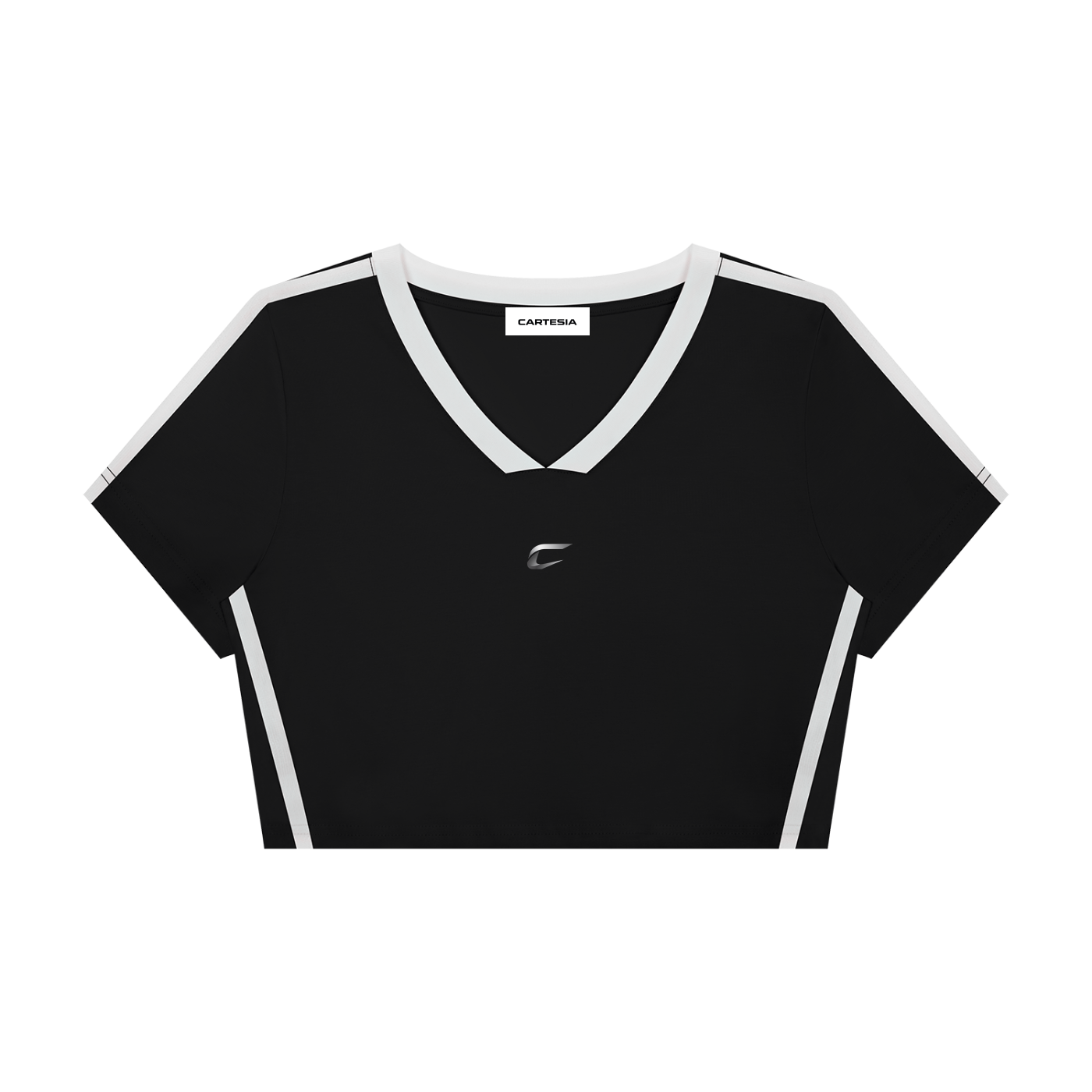 Women’s Slim Fit Color Block Crop Top
