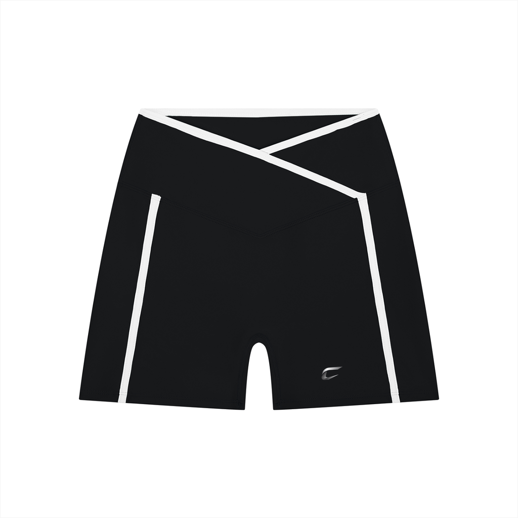 Women’s High Rise Color Block Yoga Shorts