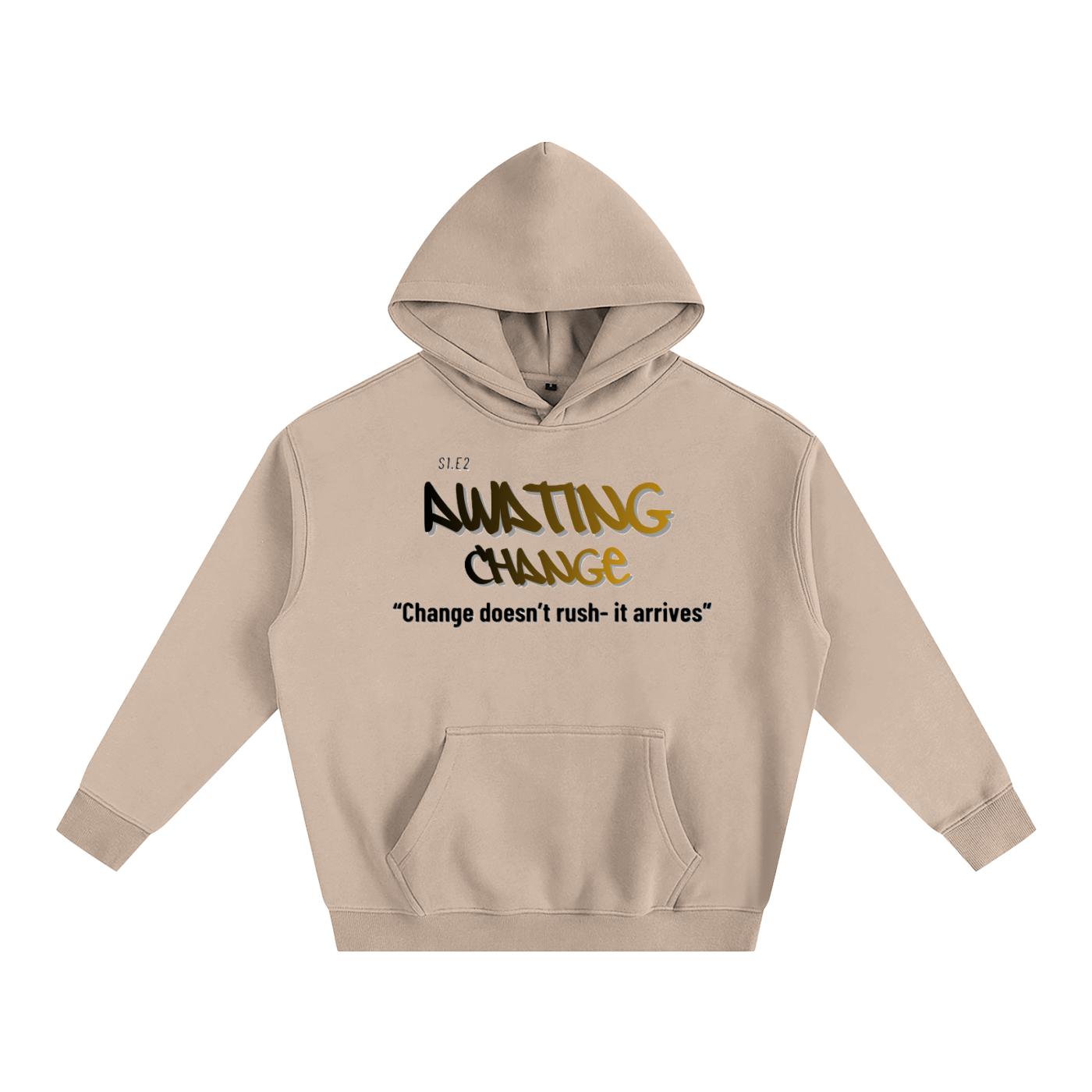 S1.E2 - Awaiting Change Oversize Fleeced Hoodie