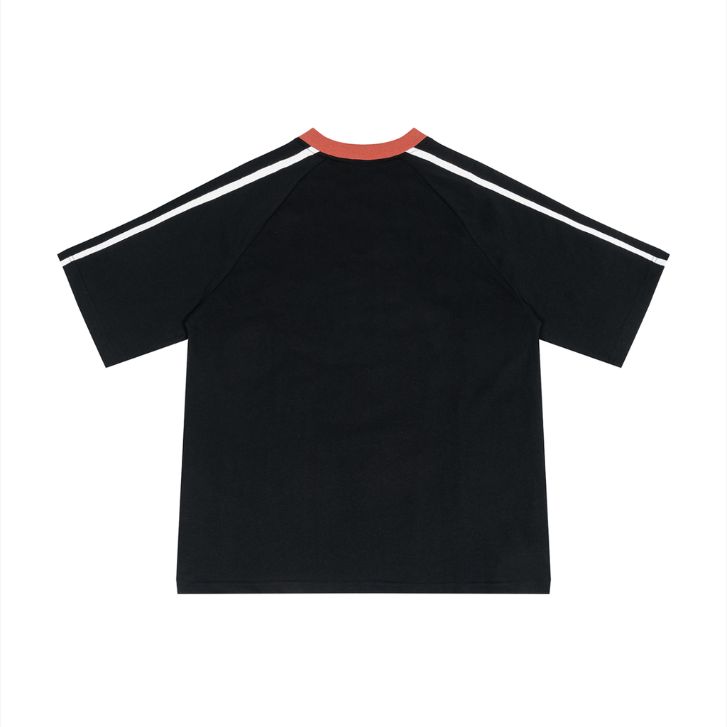 Color Block V-Neck T-Shirt