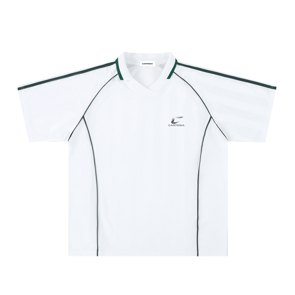 Shadow Stripe Collared Soccer Jersey