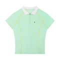 Women’s Slim Fit Quarter-Zip Polo Shirt
