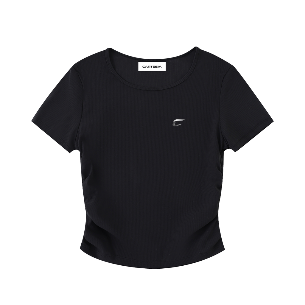 Ruched Bodycon Crop Top