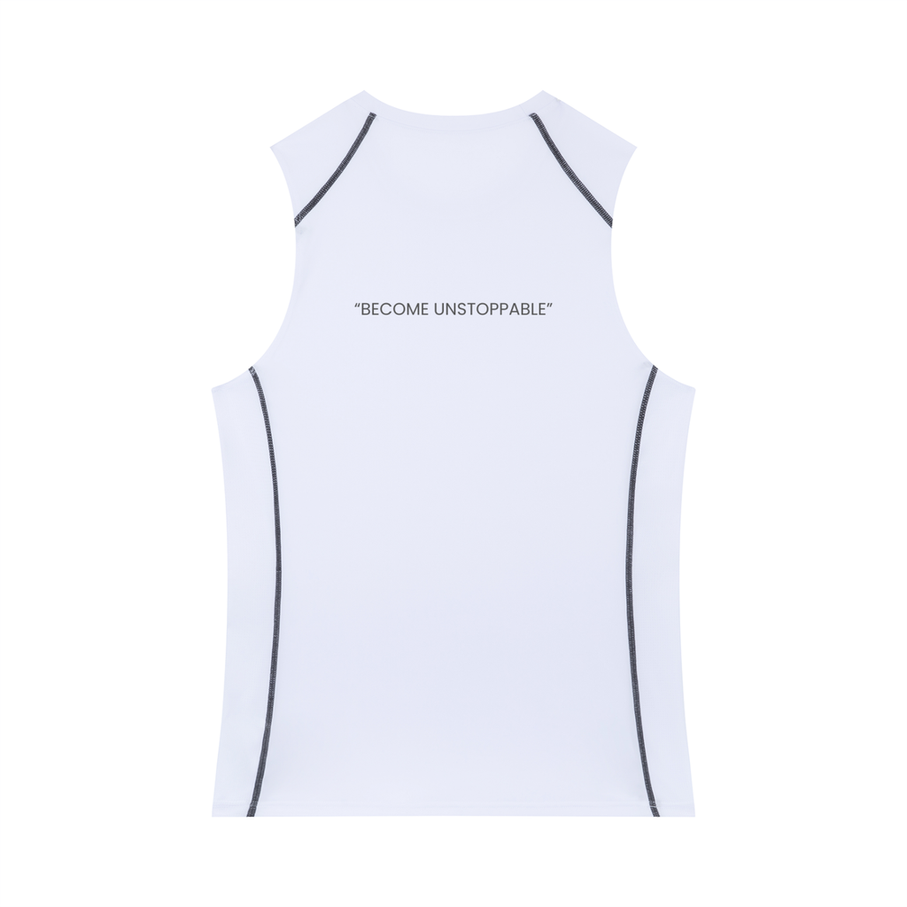 Men's Slim-Fit Topstitch Tank Top