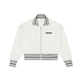 Cartesia Striped Collar Zip Jacket