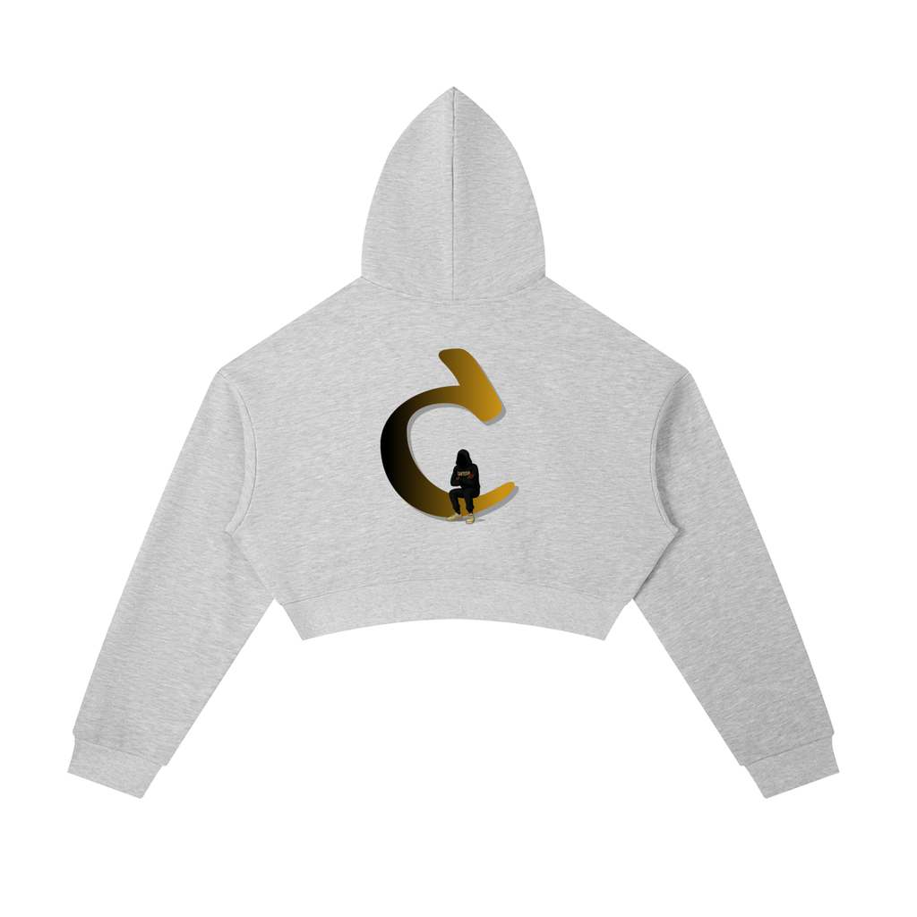 Signature C Cropped Zip-Up Hoodie