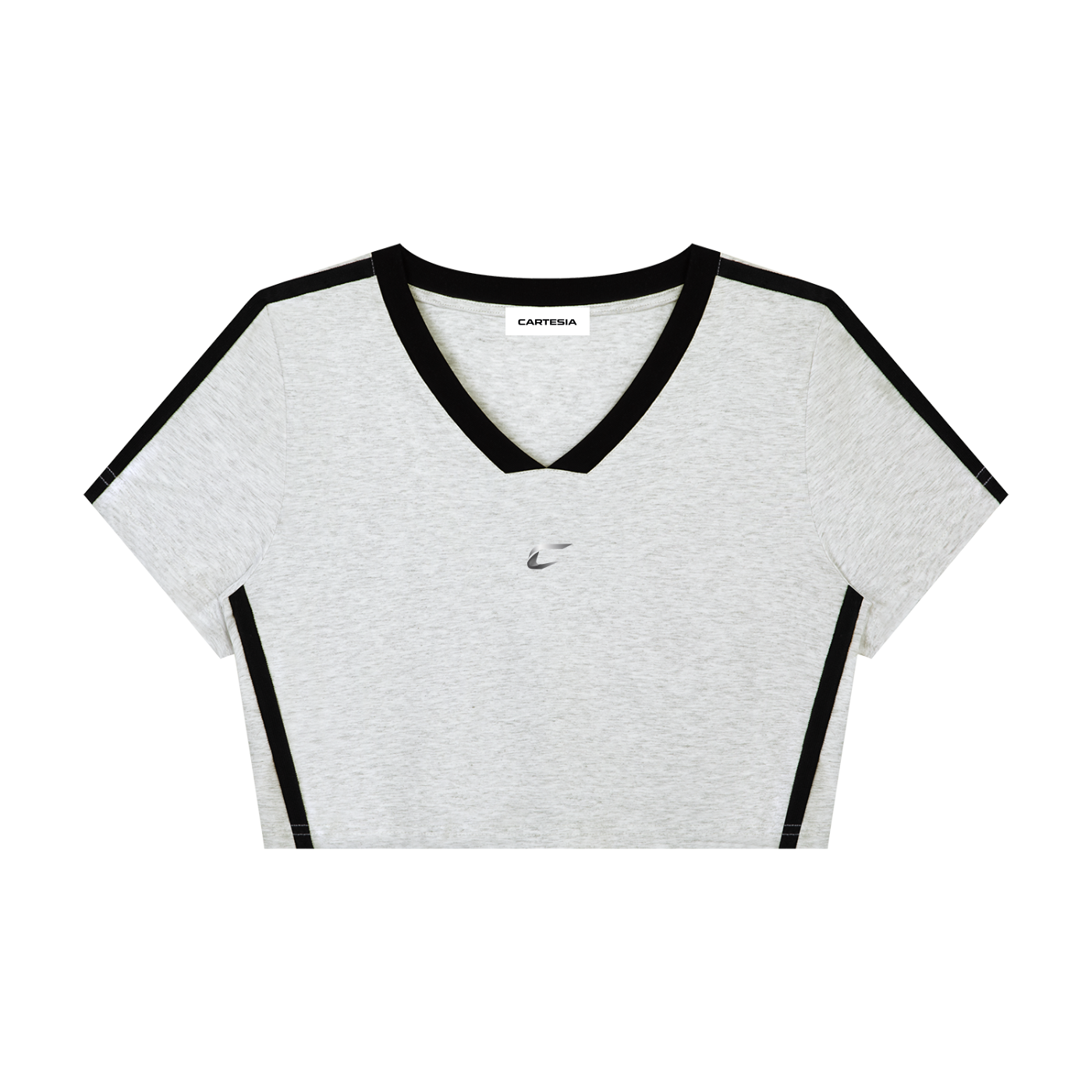 Women’s Slim Fit Color Block Crop Top
