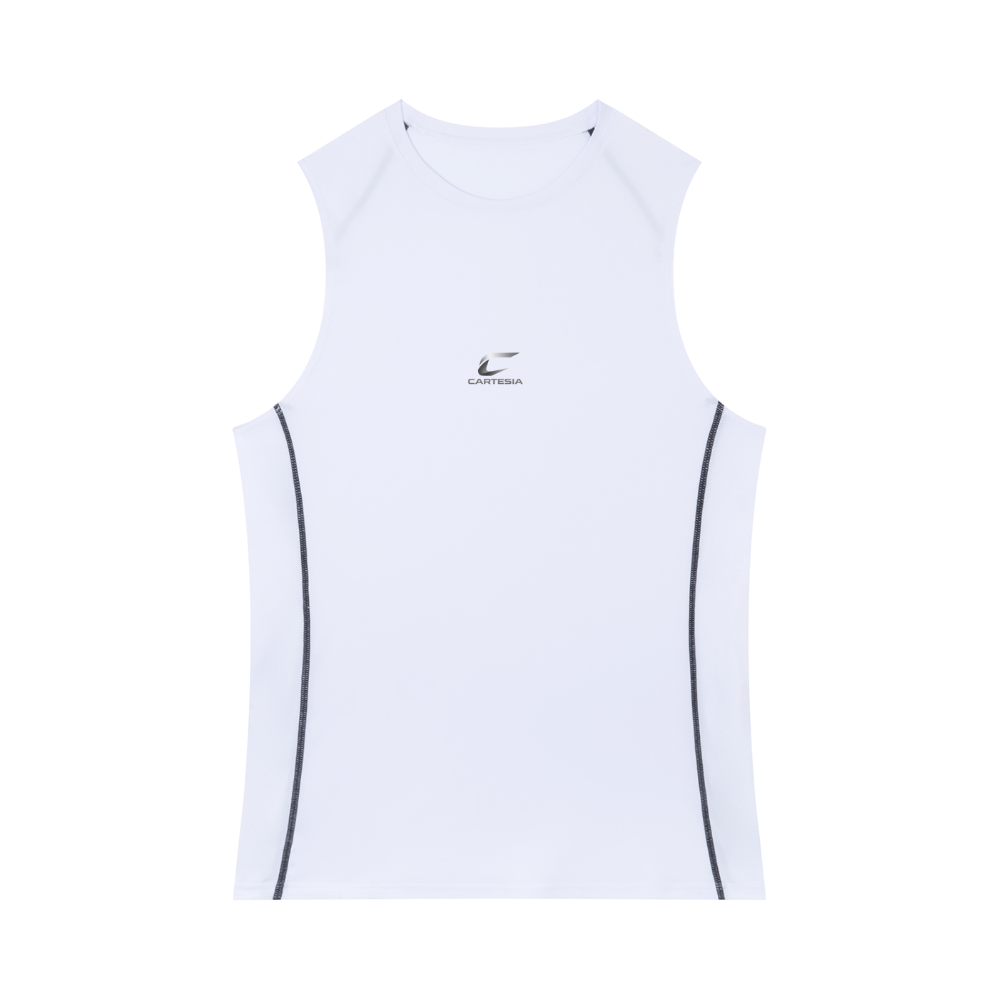 Men's Slim-Fit Topstitch Tank Top