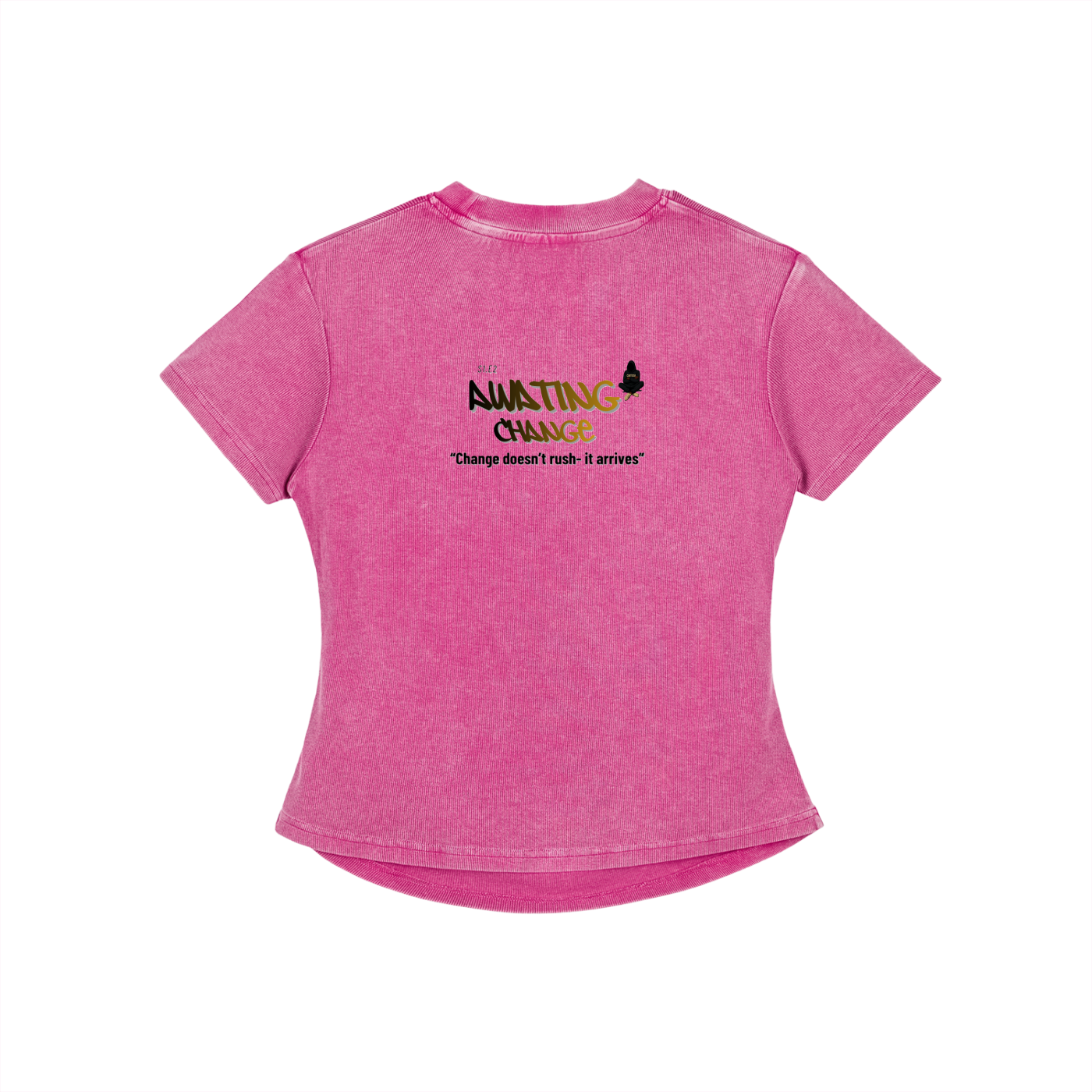 S1.E2 - Awaiting Change with Cartesia Vintage Washed Bodycon Cotton T-Shirt