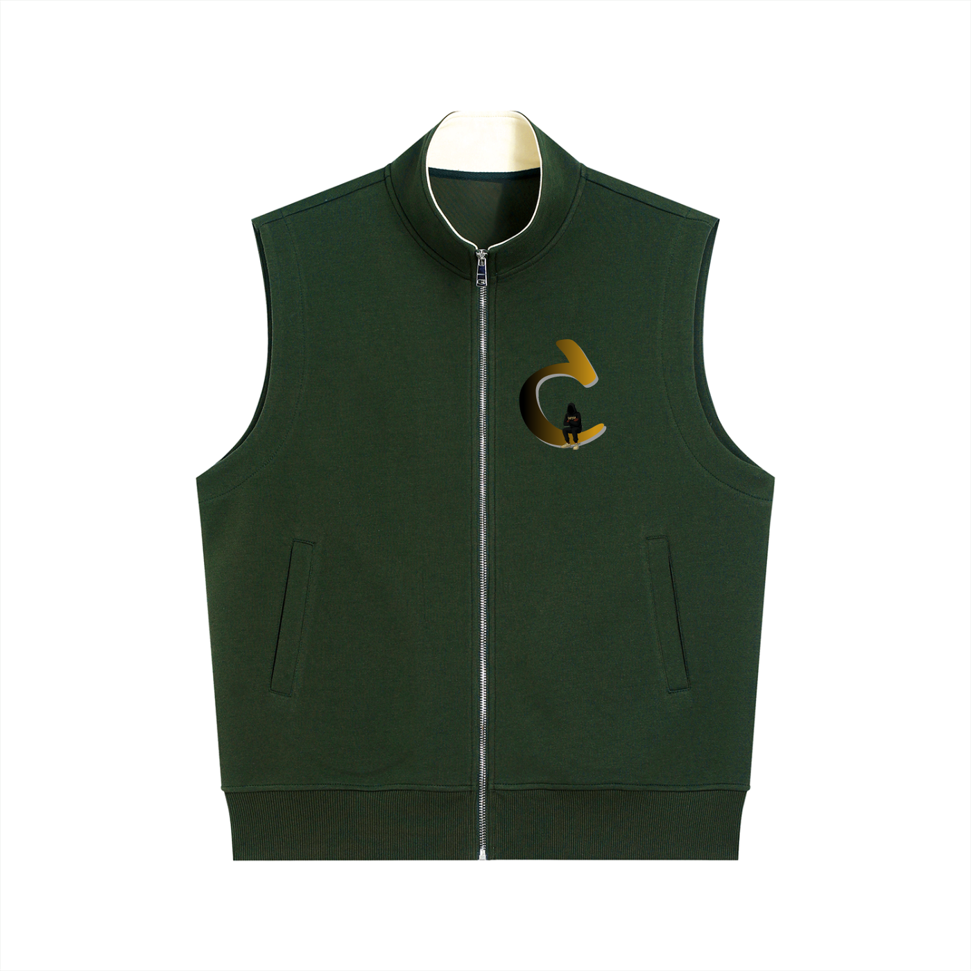 Brown coloured Vest (front)