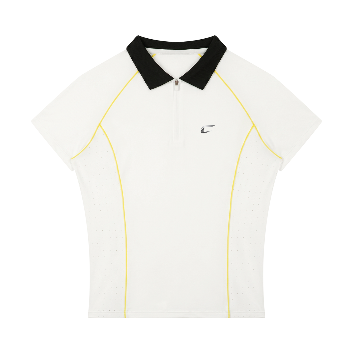 Women’s Slim Fit Quarter-Zip Polo Shirt