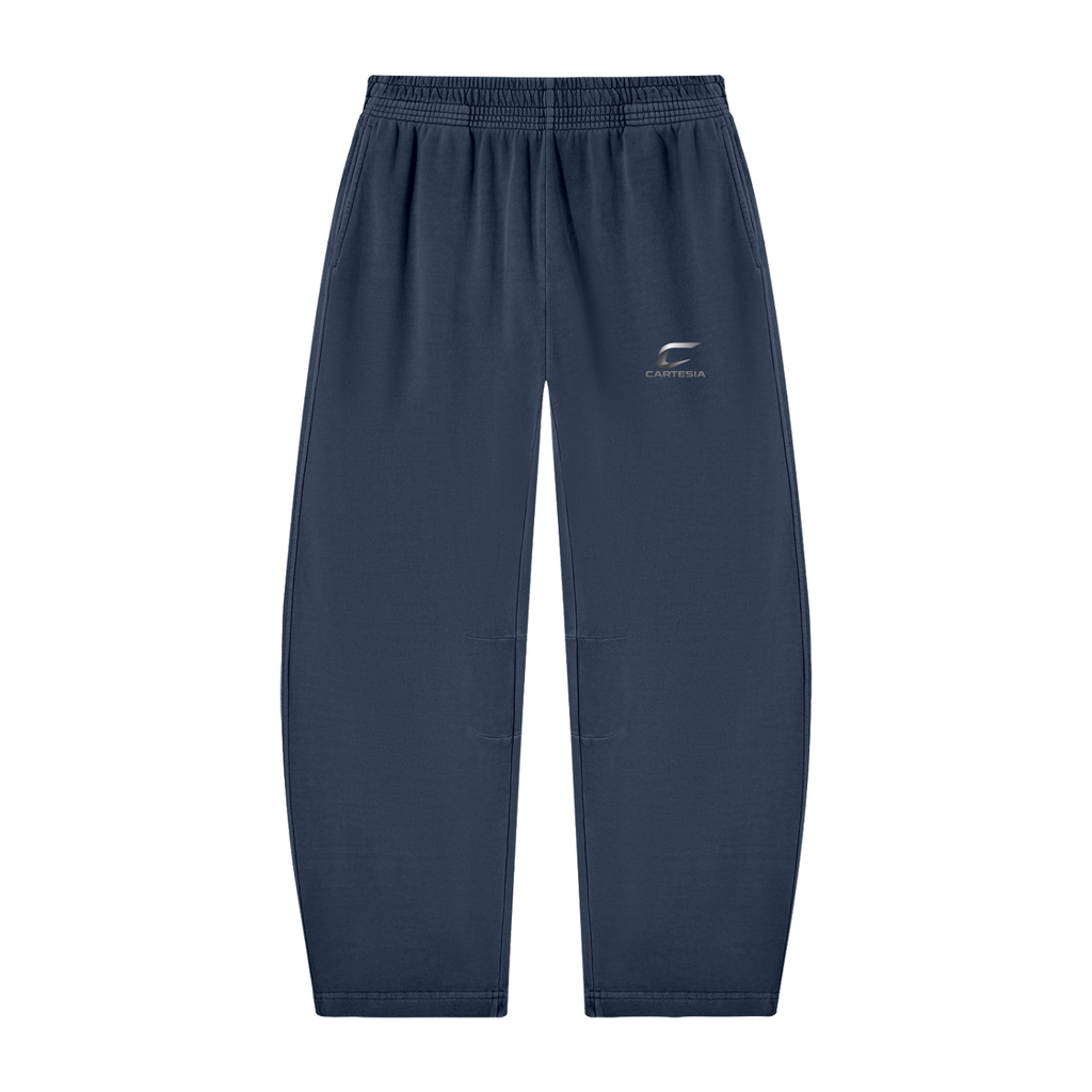 Vintage Washed Barrel Leg Sweatpants