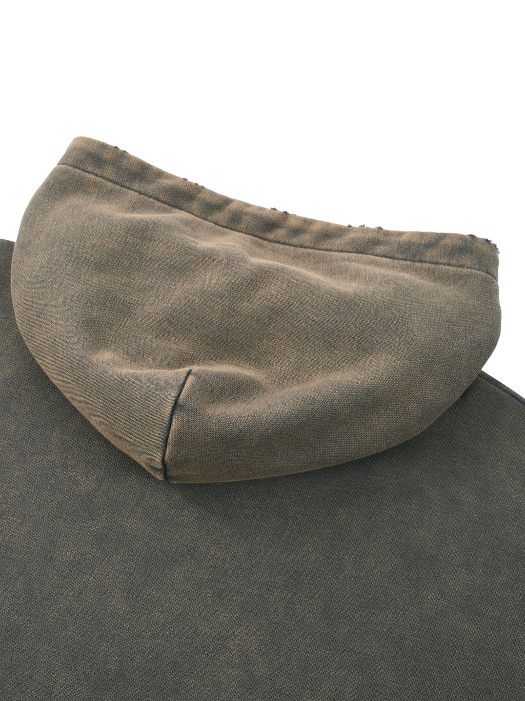 The 11 Range Vintage Frayed-Hem Hoodie
