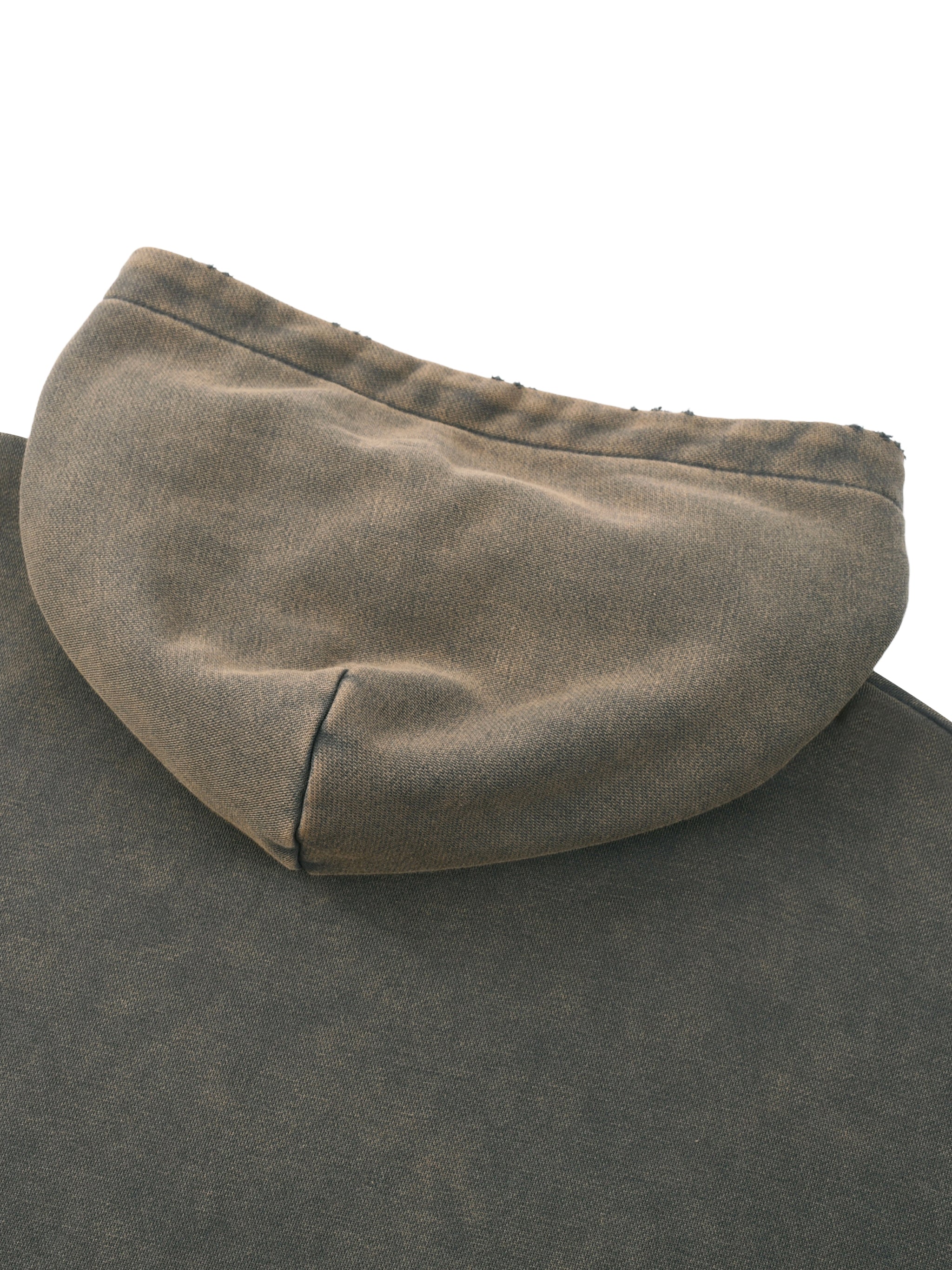 The 11 Range Vintage Frayed-Hem Hoodie