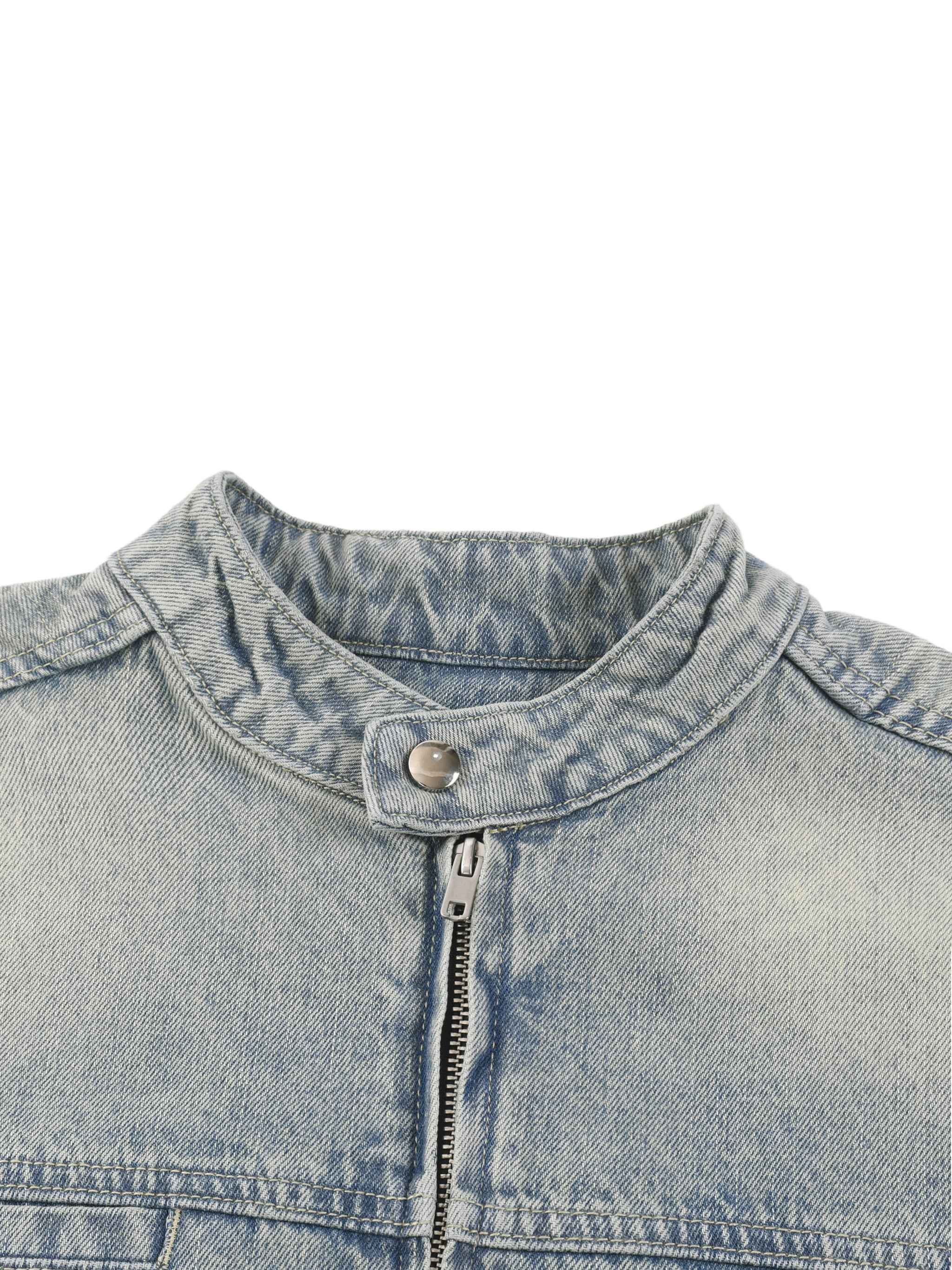Cartesia Vintage Washed Denim Jacket