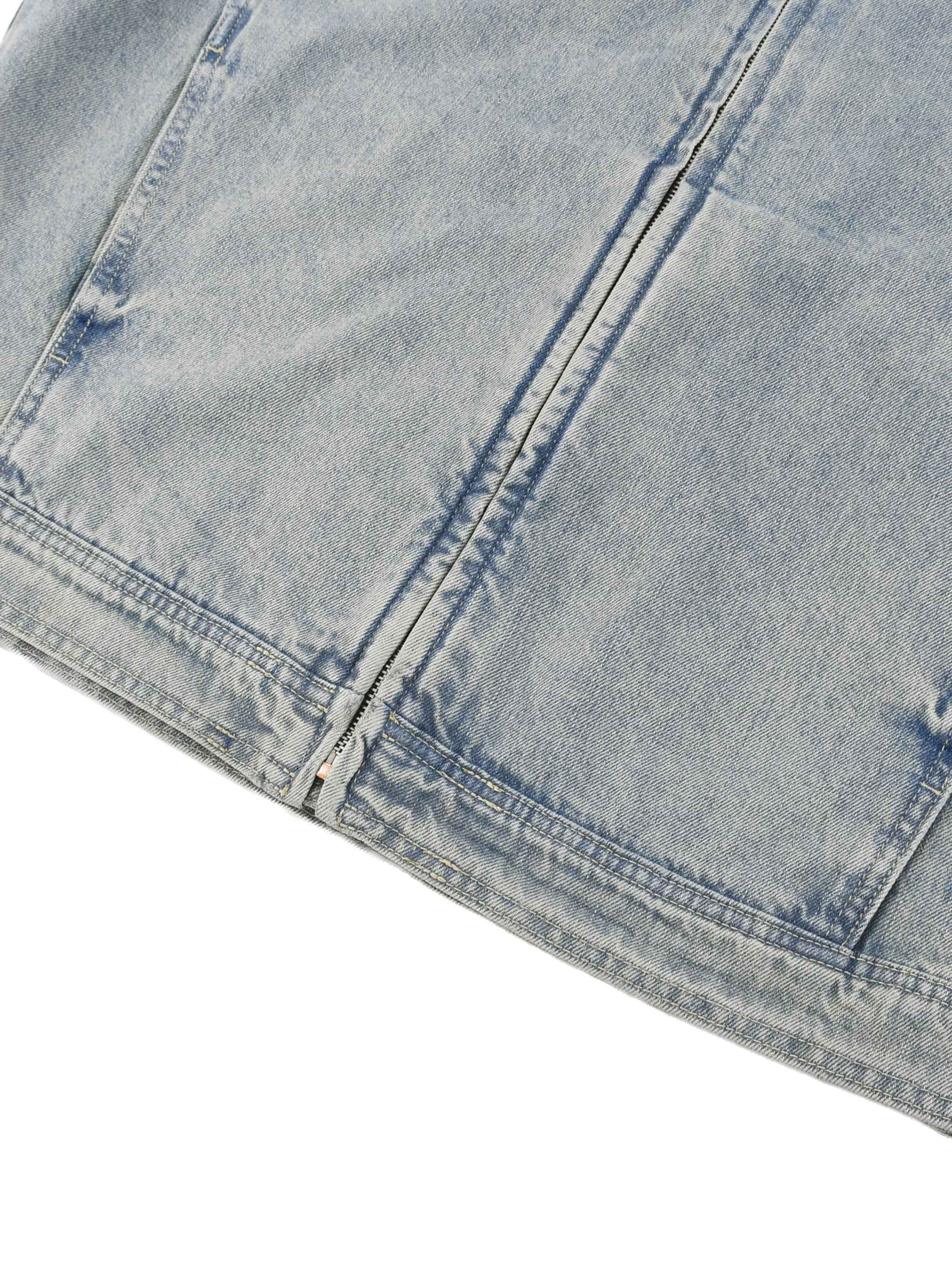 Cartesia Vintage Washed Denim Jacket
